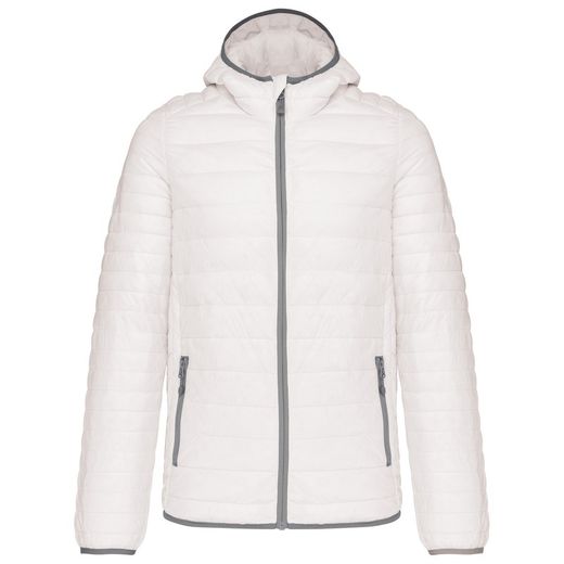 Leichte gepolsterte Herrenjacke mit Kapuze