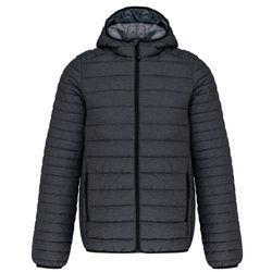 Leichte gepolsterte Herrenjacke mit Kapuze