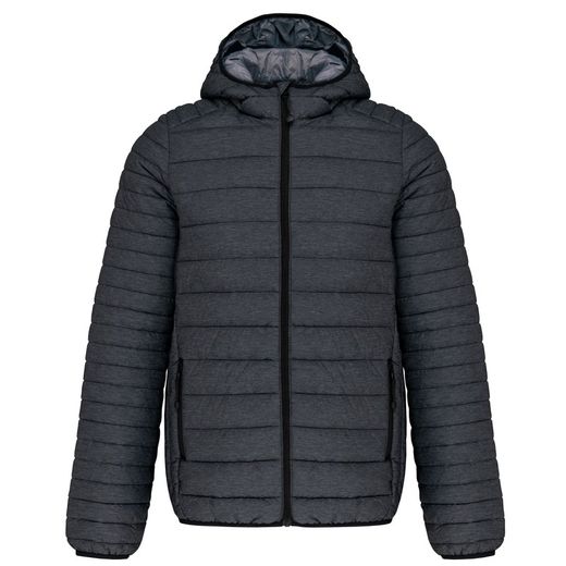 Leichte gepolsterte Herrenjacke mit Kapuze