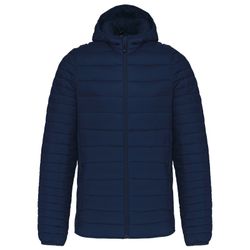 Leichte gepolsterte Herrenjacke mit Kapuze