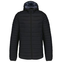 Leichte gepolsterte Herrenjacke mit Kapuze