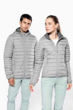 Leichte gepolsterte Herrenjacke mit Kapuze