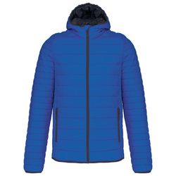 Leichte gepolsterte Herrenjacke mit Kapuze