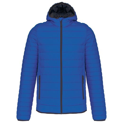 Leichte gepolsterte Herrenjacke mit Kapuze