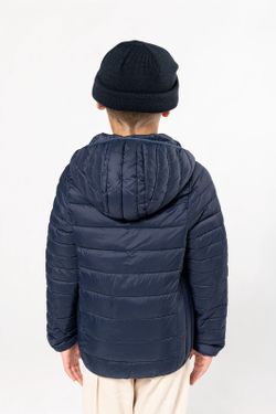 Leichte gepolsterte Jacke mit Kapuze für Jungen