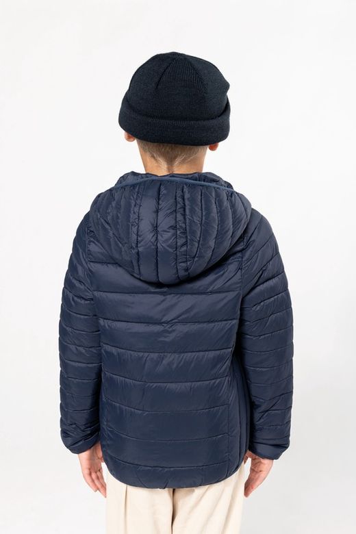 Leichte gepolsterte Jacke mit Kapuze für Jungen