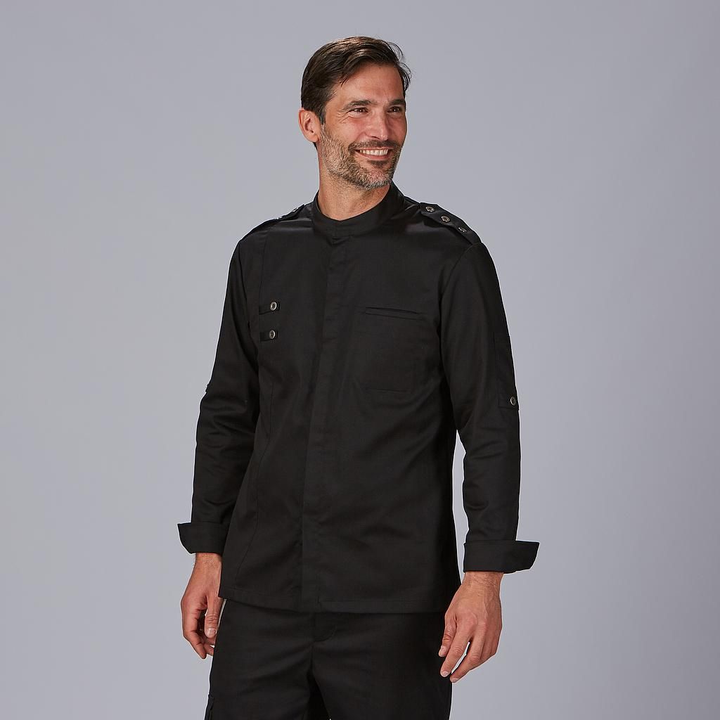 Chaqueta Cocina Hombre Saten Algodon Cueto Blanco 3XL