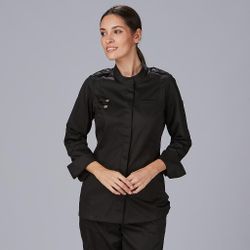 Chaqueta Cocina Mujer Saten Algodon Sola