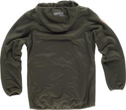Jacke kombiniert mit 2 Seitentaschen, mit Kapuze Green Hunting Camouflage Brown