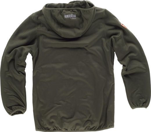 Jacke kombiniert mit 2 Seitentaschen, mit Kapuze Green Hunting Camouflage Brown