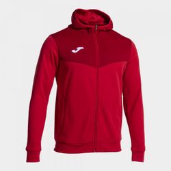 Campus Street Zip-Up Hoodie Red