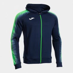 Elite Xi Zip-Up Hoodie Navy Fluor Green