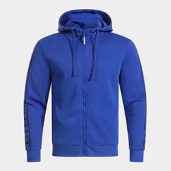 Heroic Zip-Up Hoodie Royal Blue Black