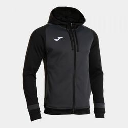 Lider Zip-Up Hoodie Dark Gray Black