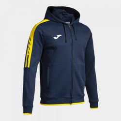 Olimpiada Zip-Up Hoodie Navy Yellow