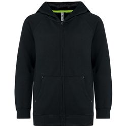 Kinderjacke mit Reißverschluss und Kapuze