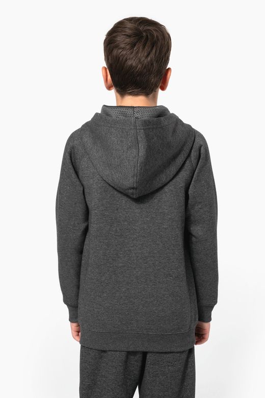 Kinderjacke mit Reißverschluss und Kapuze