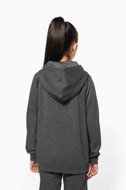 Kinderjacke mit Reißverschluss und Kapuze