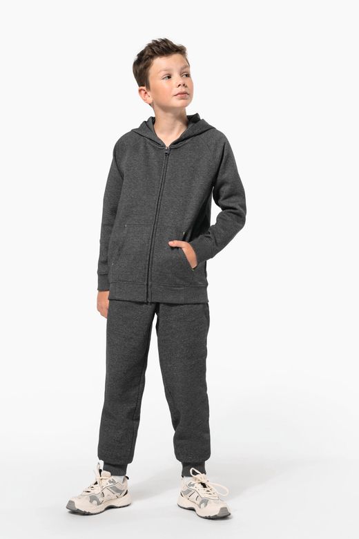 Kinderjacke mit Reißverschluss und Kapuze