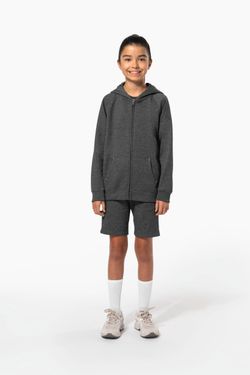 Kinderjacke mit Reißverschluss und Kapuze