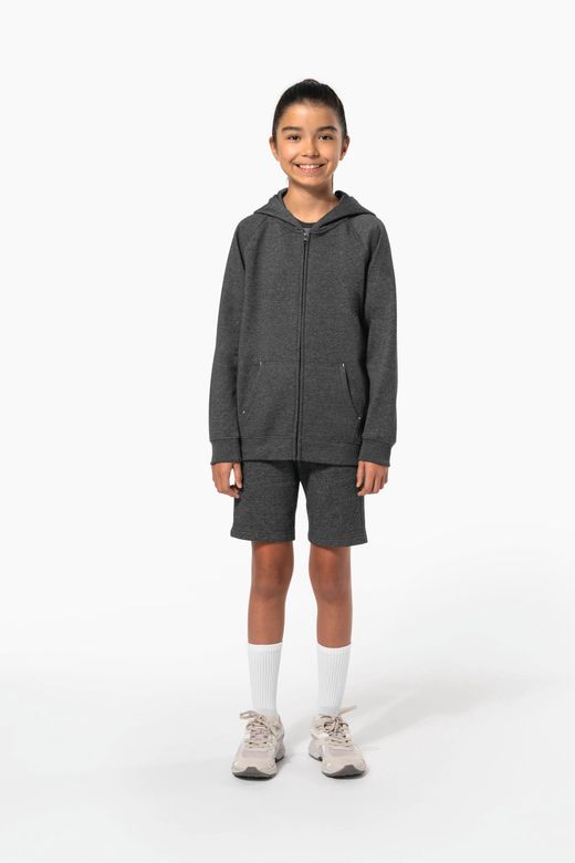 Kinderjacke mit Reißverschluss und Kapuze