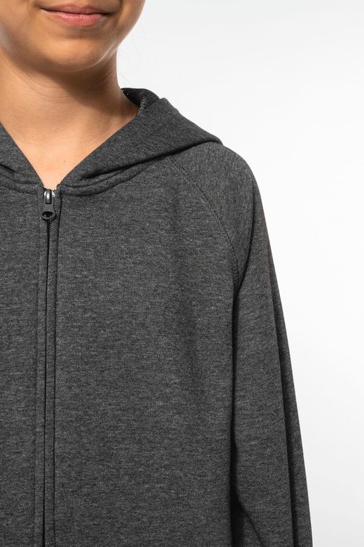 Kinderjacke mit Reißverschluss und Kapuze