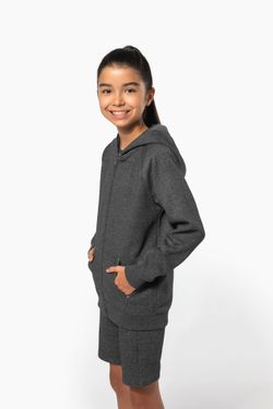 Kinderjacke mit Reißverschluss und Kapuze