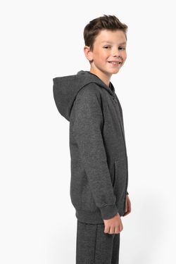 Kinderjacke mit Reißverschluss und Kapuze