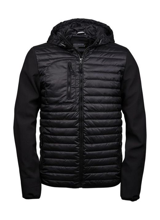 Crossover jacket with hood man