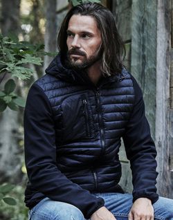 Crossoverjacke mit Kapuzenmann