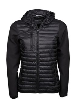 Giacca crossover da donna con cappuccio