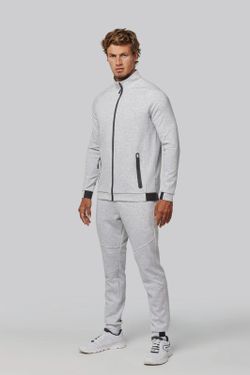 Chaqueta cuello alto hombre