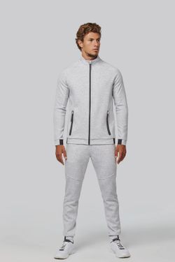 Chaqueta cuello alto hombre