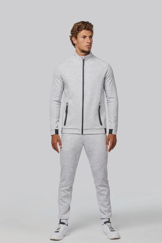Chaqueta cuello alto hombre