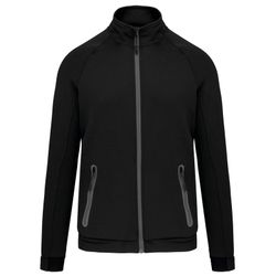 Chaqueta cuello alto hombre