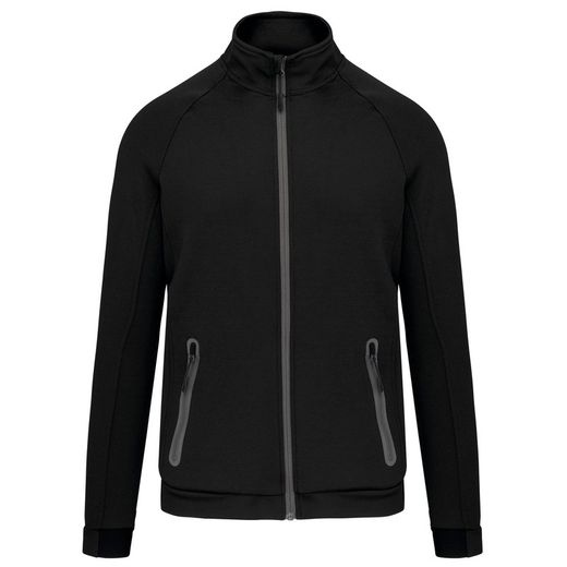 Chaqueta cuello alto hombre