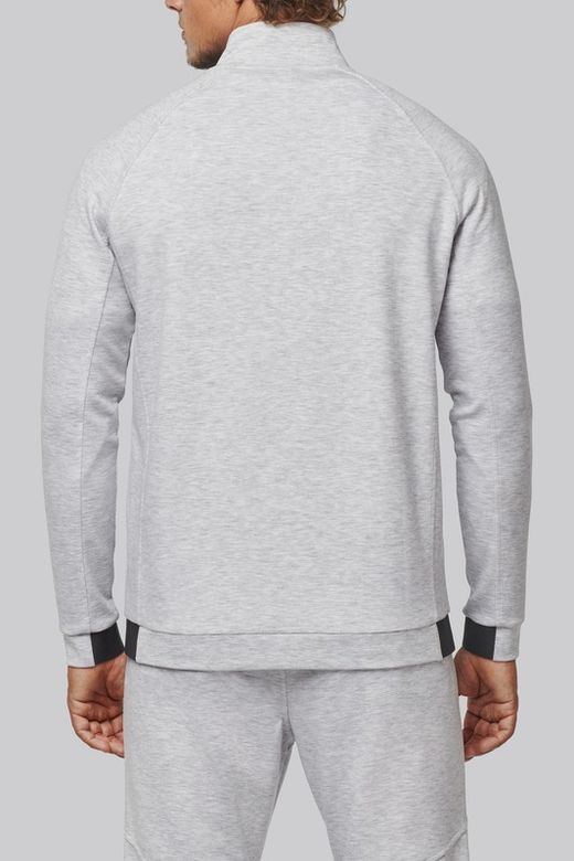 Chaqueta cuello alto hombre