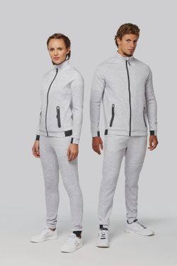Chaqueta cuello alto hombre