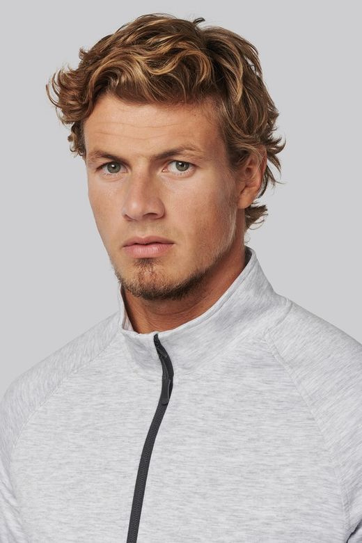 Chaqueta cuello alto hombre