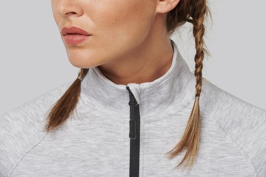 Chaqueta cuello alto mujer