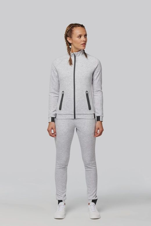 Chaqueta cuello alto mujer