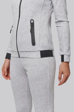 Chaqueta cuello alto mujer