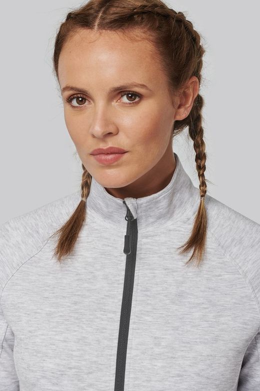 Chaqueta cuello alto mujer