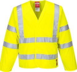 Antistatische, flammhemmende Warnschutz-Jacke