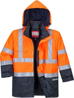 Chaqueta de alta visibilidad multi-protección Bizflame Rain