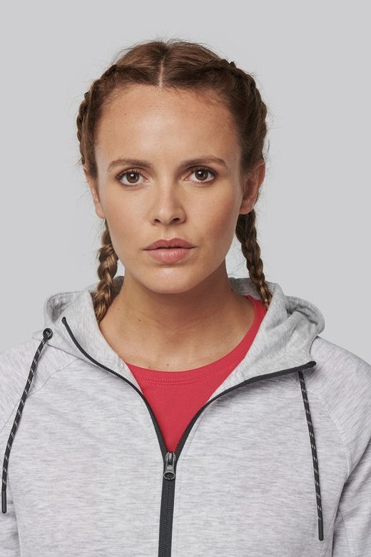 Chaqueta de chándal performance con capucha mujer