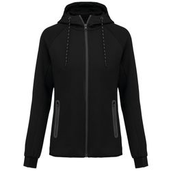Chaqueta de chándal performance con capucha mujer