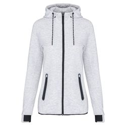 Chaqueta de chándal performance con capucha mujer