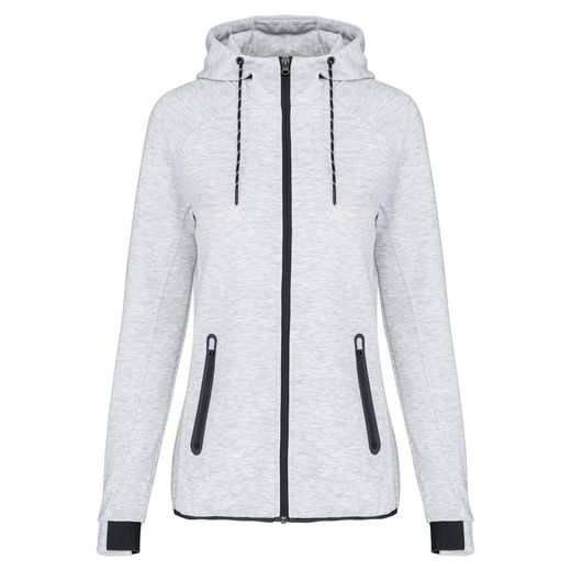Chaqueta de chándal performance con capucha mujer