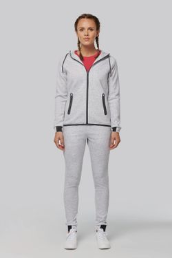 Chaqueta de chándal performance con capucha mujer